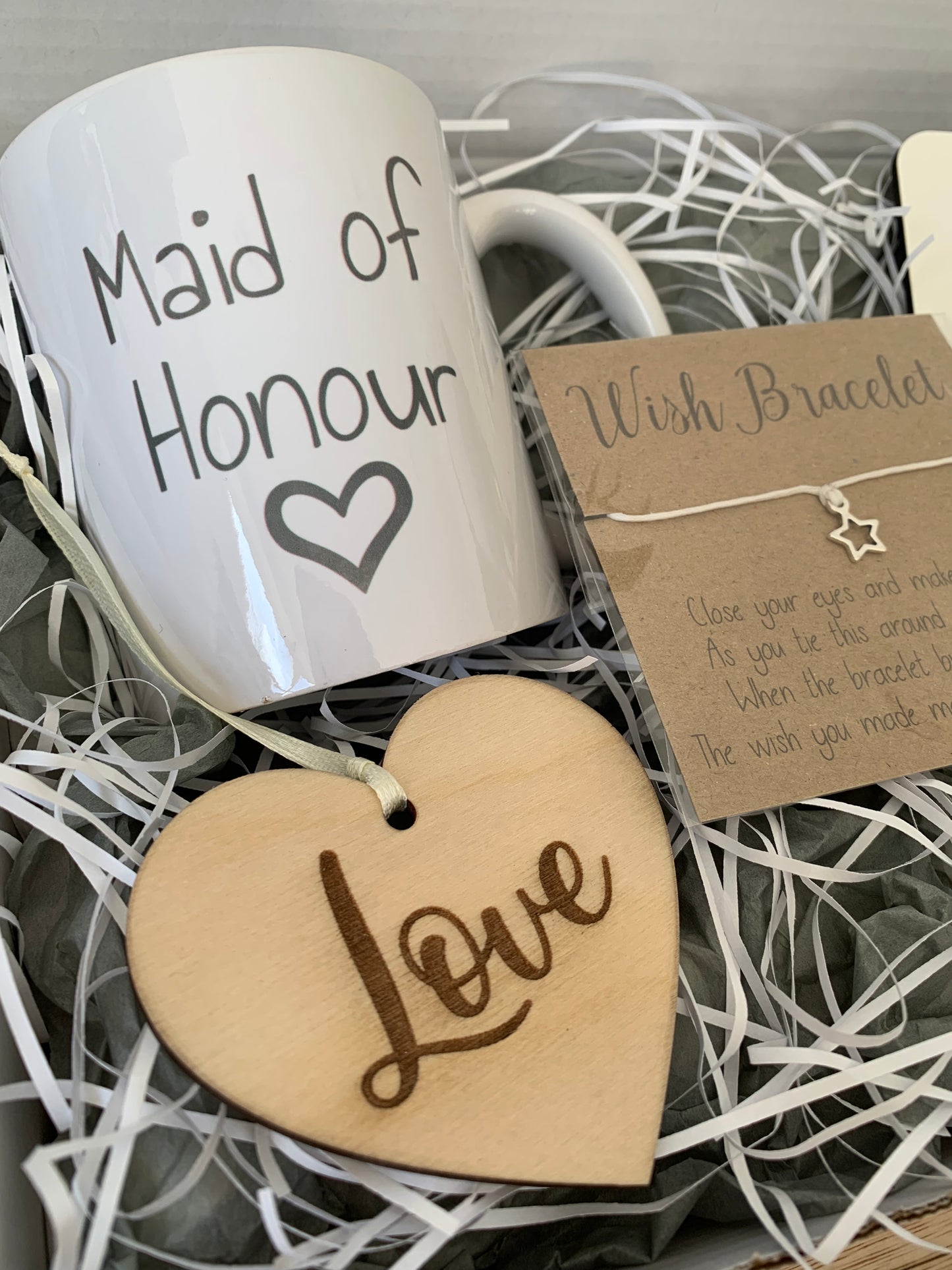 Personalised 'Will You Be My Maid of Honour' Proposal Gift Box
